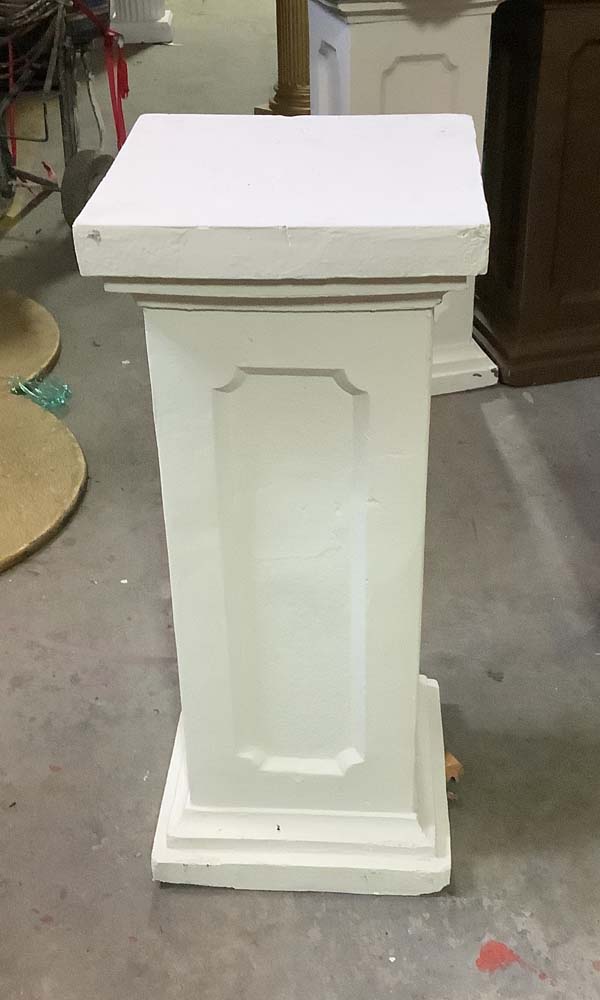 3Foot recessed panel pedestal