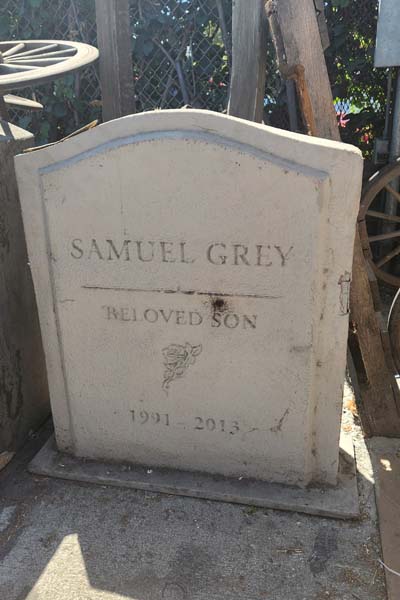 Samuel Grey Headstone