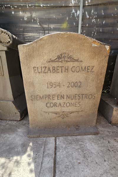 Elizabeth Gomez Headstone