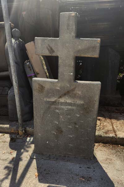 Moon Cross Gravestone