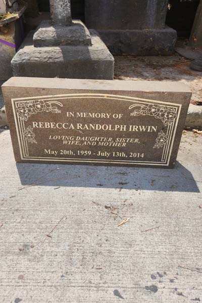 Rebecca Irwin Gravestone