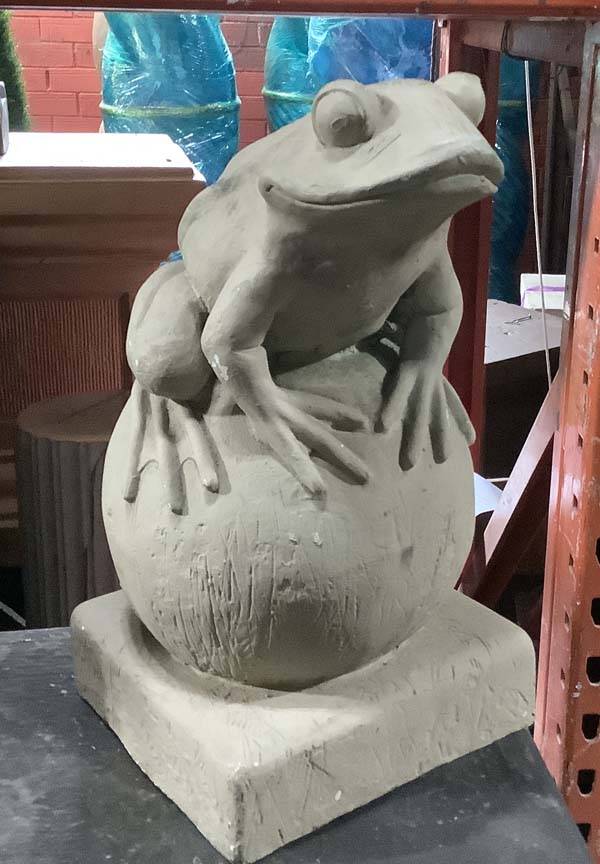 Frog on a ball