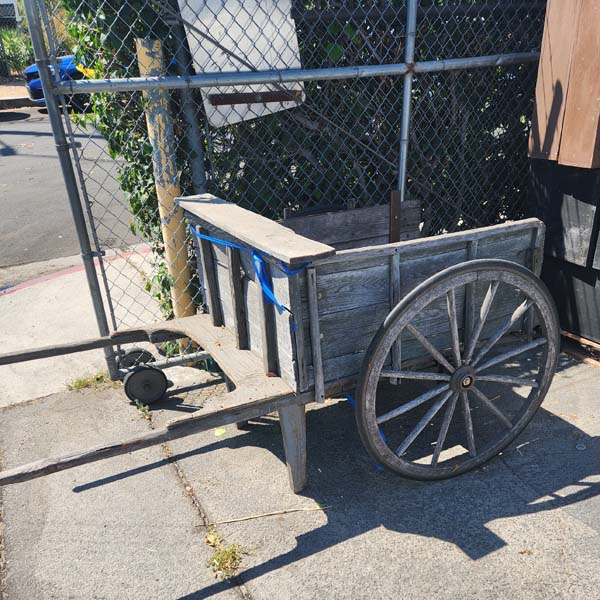 Two Wheel Deep Garden Cart