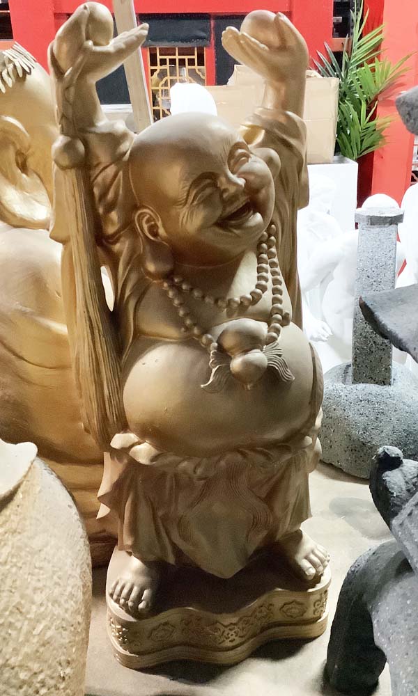 Buddha holding eggs