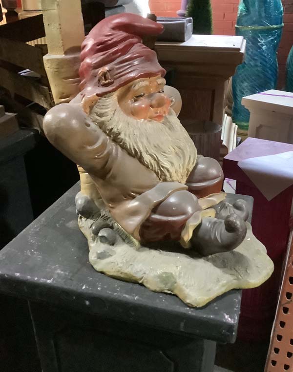 Gnome taking a snooze