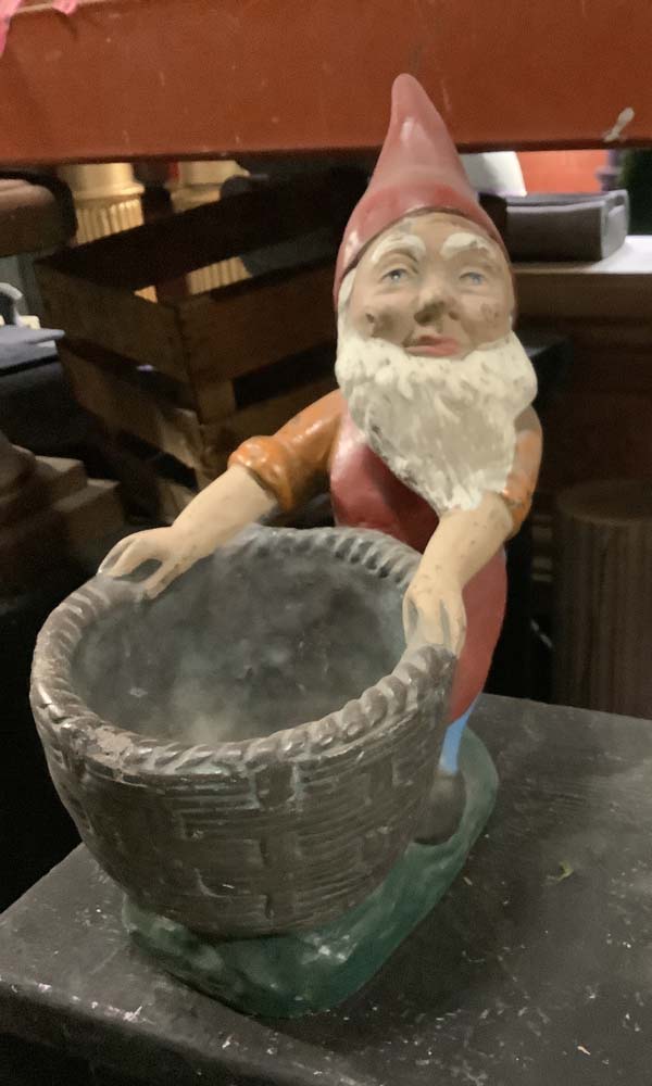 Lady gnome with basket