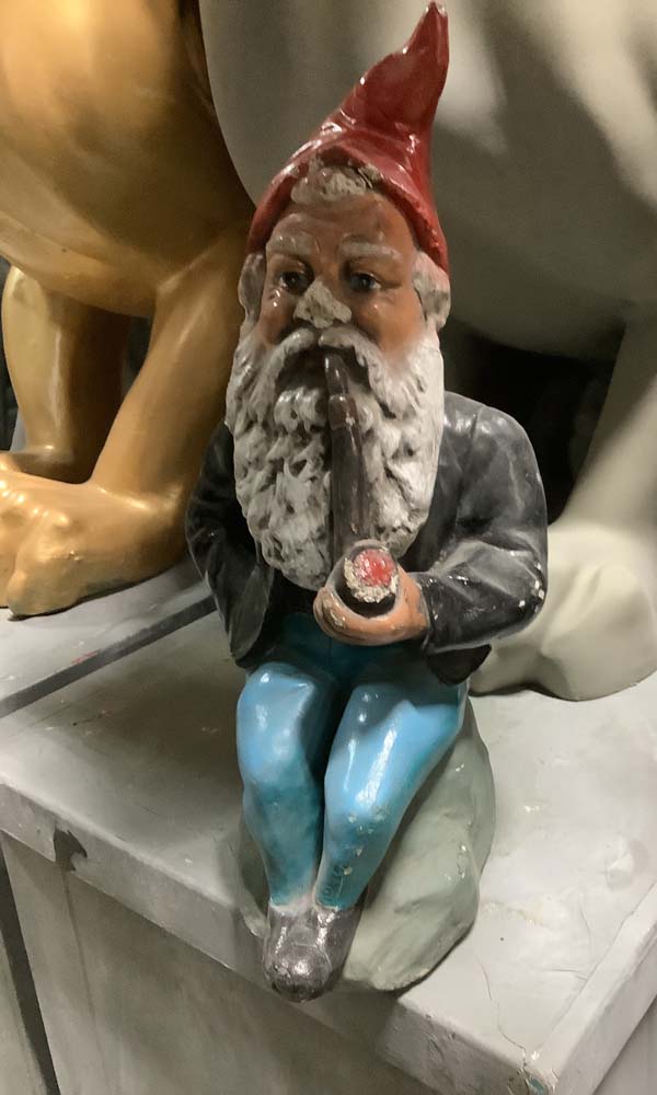 Sitting with a pipe