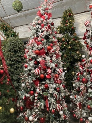 Artificial Christmas Trees Flocked/decorated