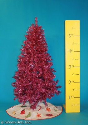 Christmas Tree: Pink Tinsel