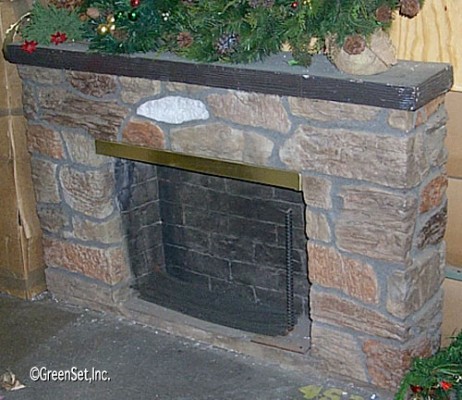 Fireplace: Rock