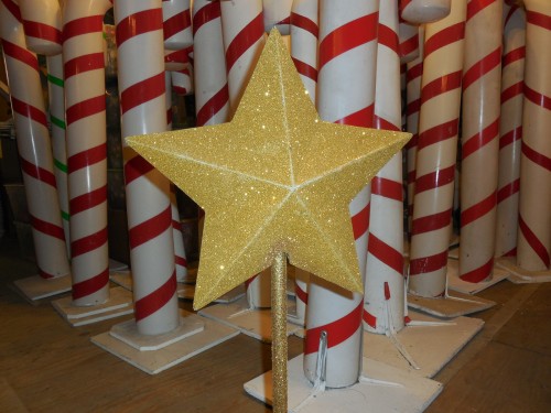 Glitter Fiberglass Stars: 18