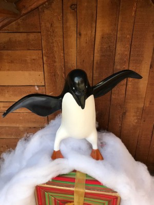 Penguin wings out