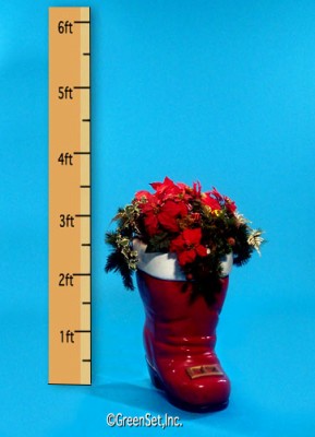 Floral: Santa Boot Planter