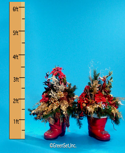 Floral: Santa Boot Planter