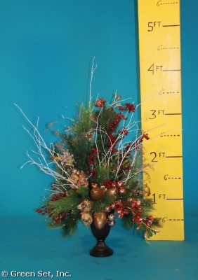 Christmas Artificial Flower Arrangement