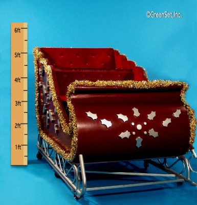 Sleigh: #101 Burgandy Wood