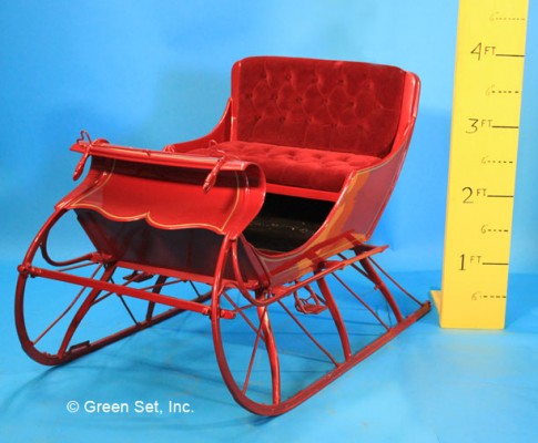 Sleigh: #113: Antique, Metal & Fiberglass