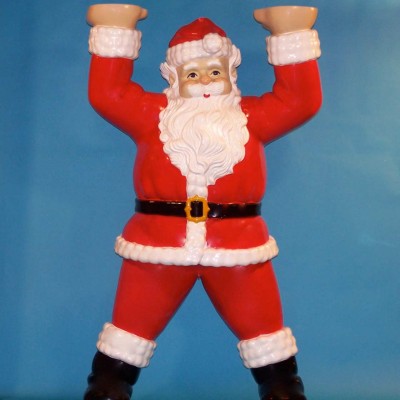 Santa standing or upside down