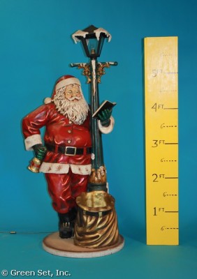 Santa with Lampost