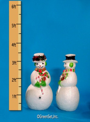 Snowmen with hats