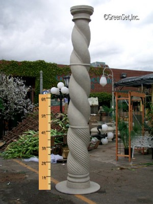 Spiral Twist Column 12 Foot