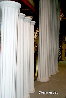 Fluted Columns 8 Foot