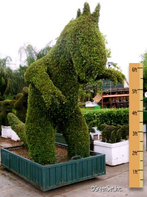 Topiary Godzilla