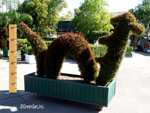 Topiary Loch Ness Monster