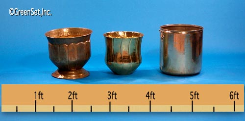 Assorted Brass Pots