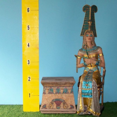 Cleopatra Egyptian w/ pedestal