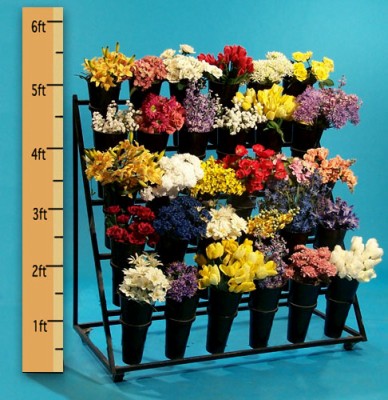 Flower Rack - Side View