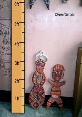 Tiki Wall Sculptures