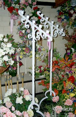 Wrought Iron Candelabra