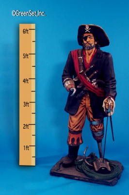 Peg-Legged Pirate Captain