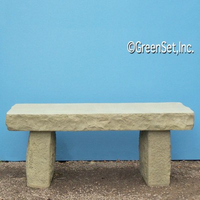 Faux Stone Bench