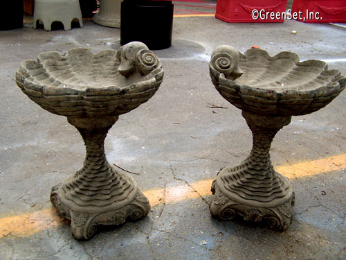 Birdbath Pair