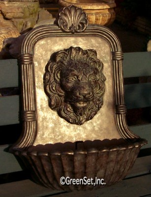 Lionhead Wall Fountain