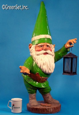 Gnome with lantern