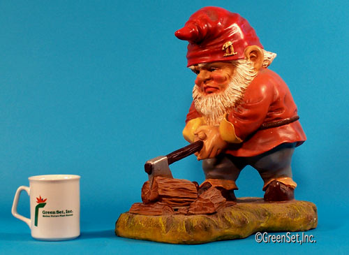 Gnome Chopping Wood