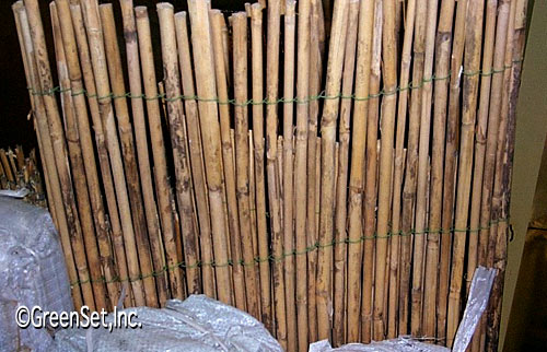 Polished Bamboo Fence