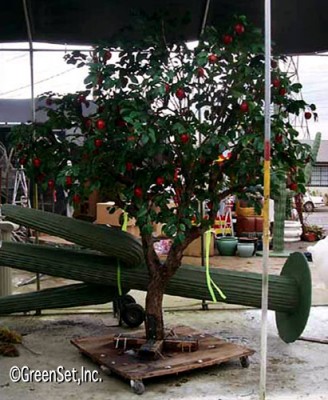 Silk Apple on Stock Tree