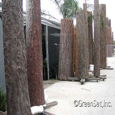 Tree Trunks. Fiberglass