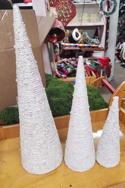 Braided wicker & pearls 24, 18, 12