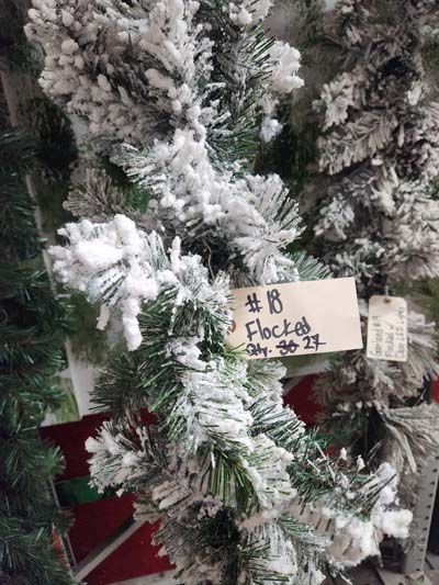 Garland: #18 Heavy Pine Flocked