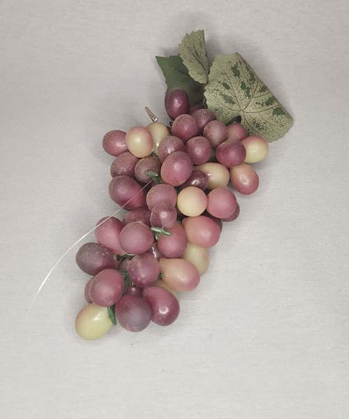 Artificial Red Seedless Grape Bunch