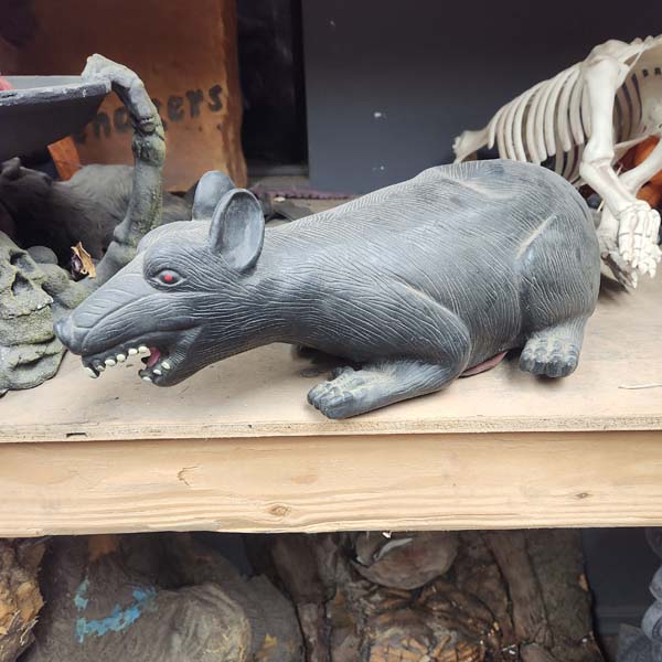 Large rubber rat
