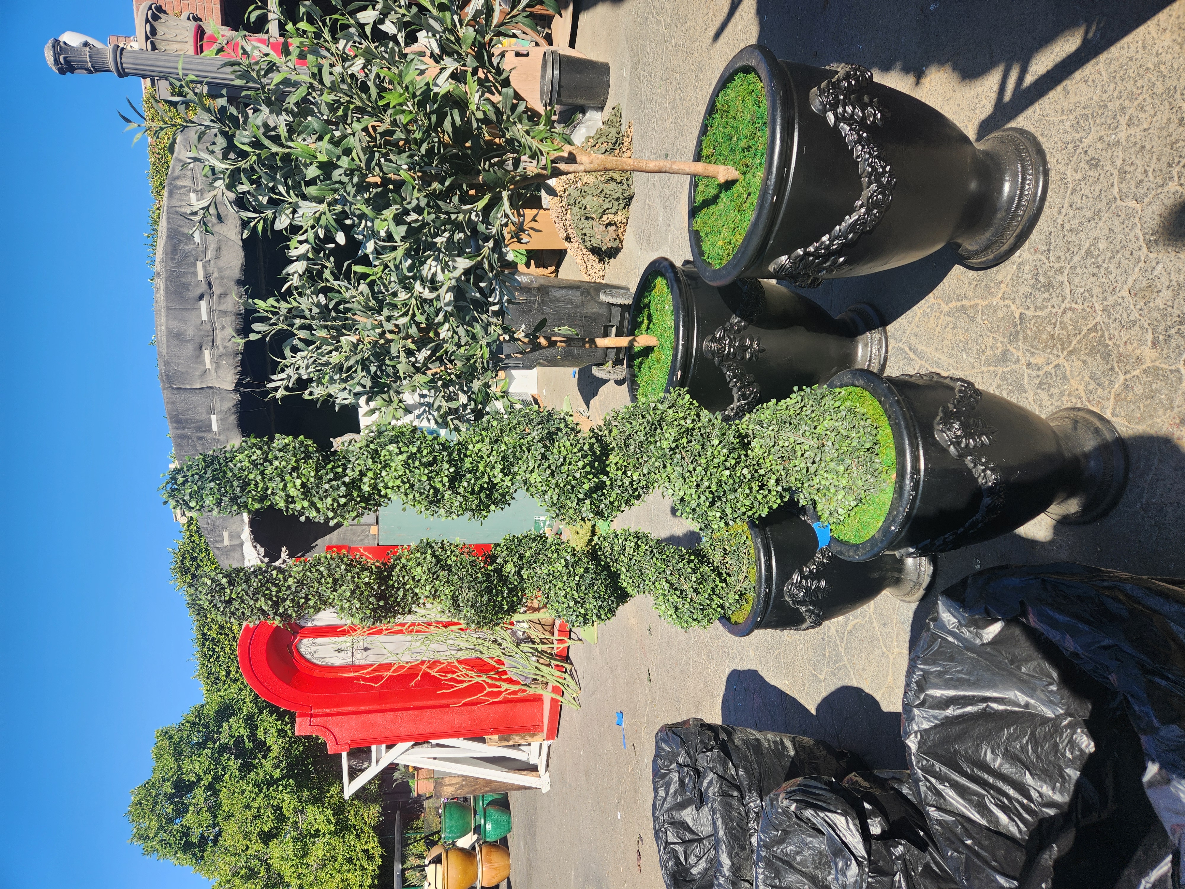 Artificial Spiral Topiary