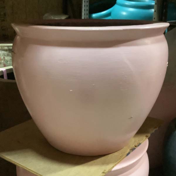 Pink Fishbowl Pots