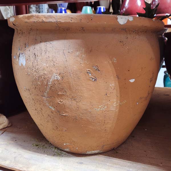 Terra Cotta Fishbowl Pot