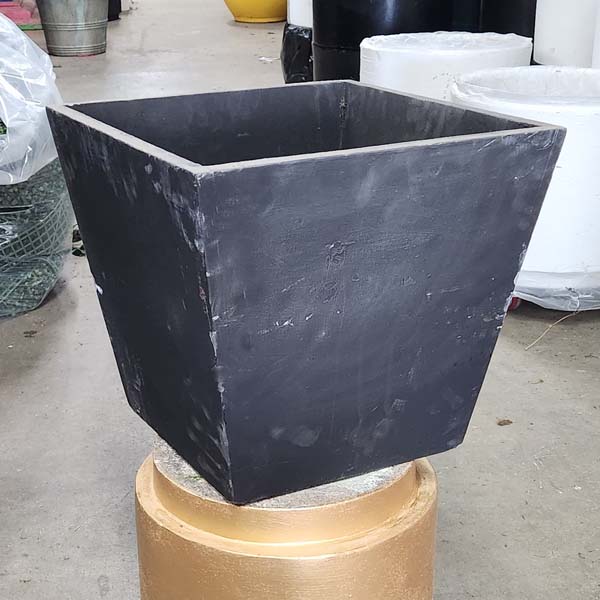 Square Wood Pot